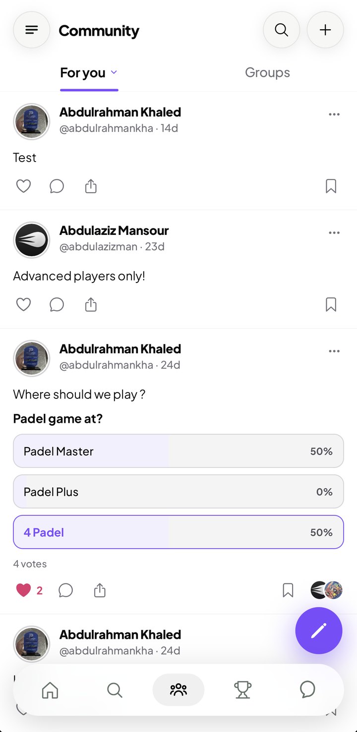 Community feed